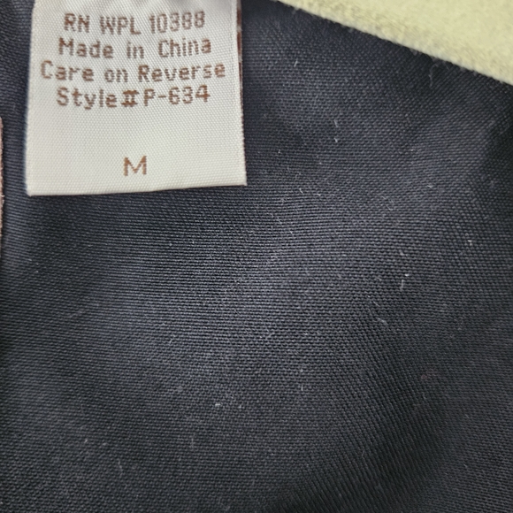 Scully Black Shirt with Gold Embroidery - Picture 7 of 7